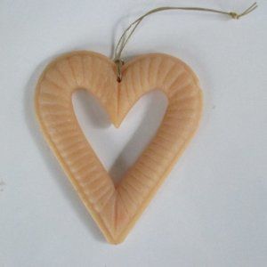 Beeswax Heart Valentine Tree Ornament